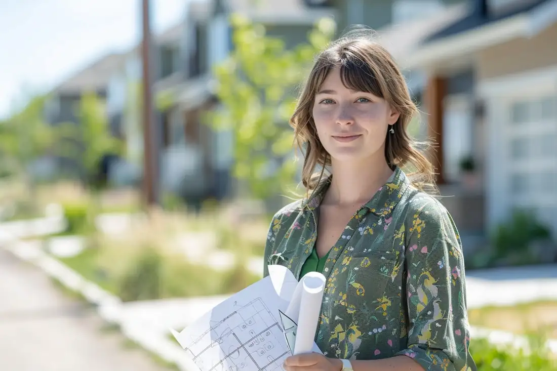 Locataire consultant un bail et des quittances près d’une fenêtre dans un appartement français.