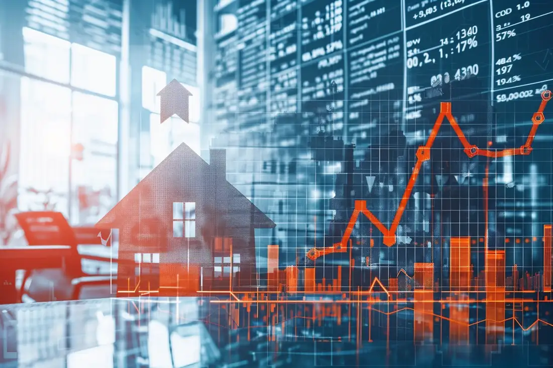Emprunteurs comparant des offres de crédit immobilier et leur budget autour d’une table avec calculatrice.